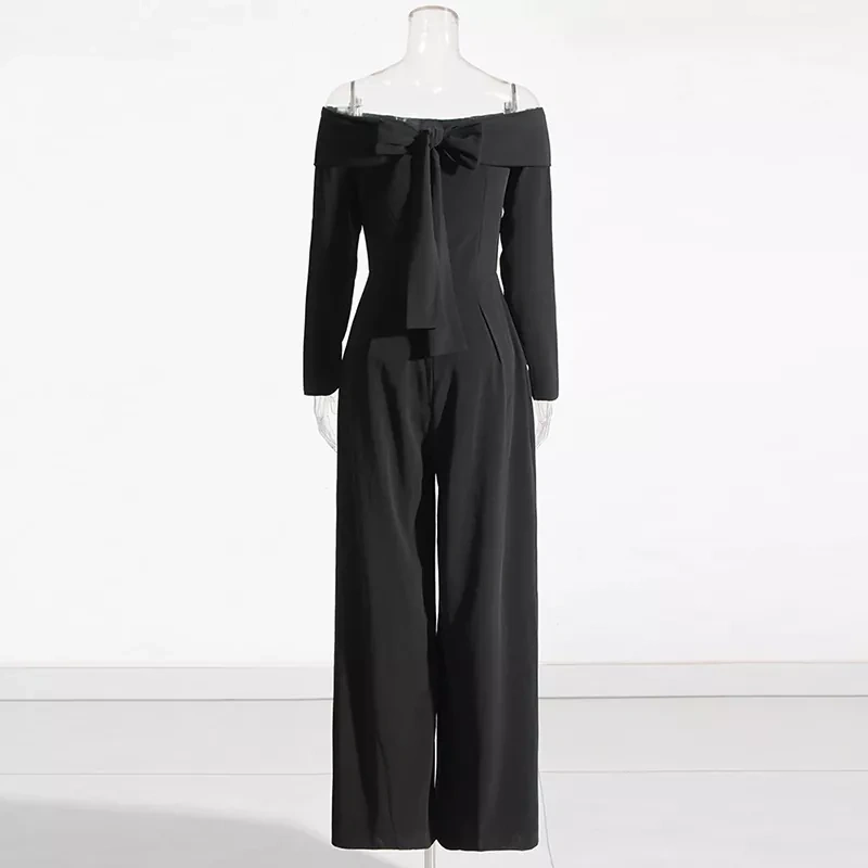 CHICEVER Minimalist Backless Jumpsuits