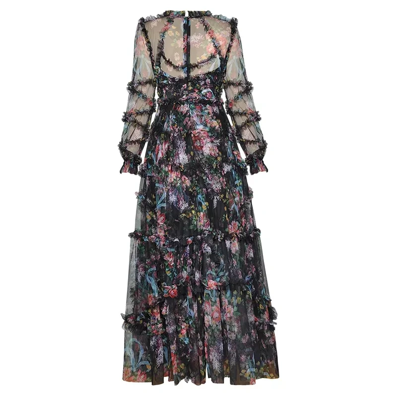 CHICEVER Elegant Print Midi Dresses