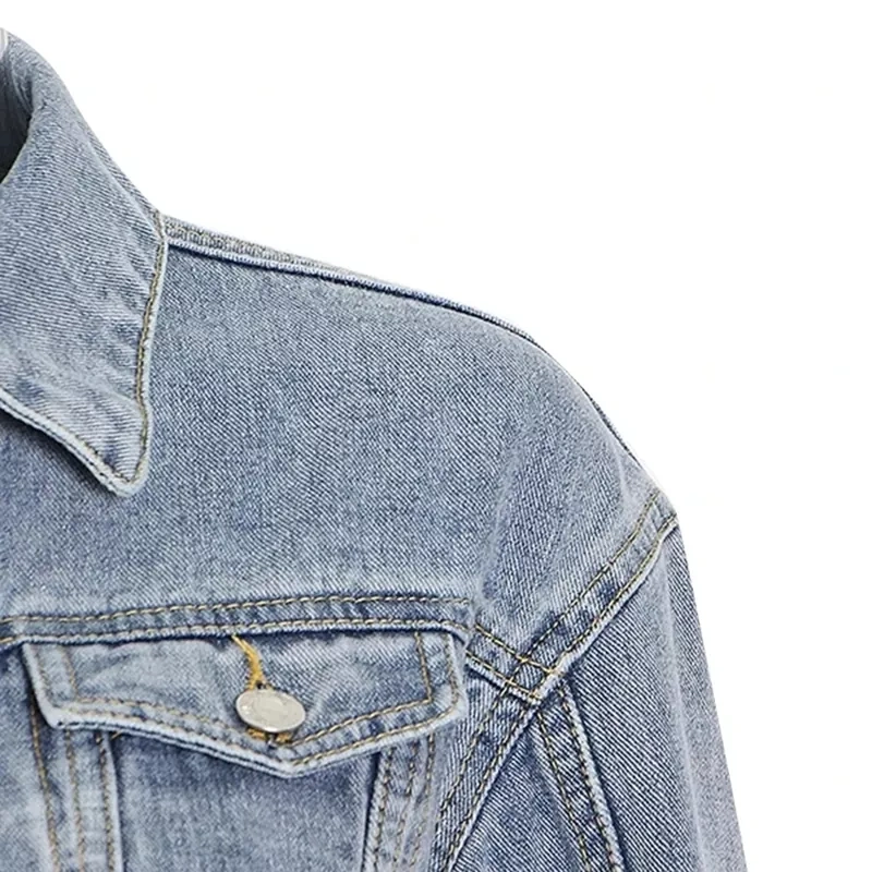 CHICEVER Patchwork Denim Jackets