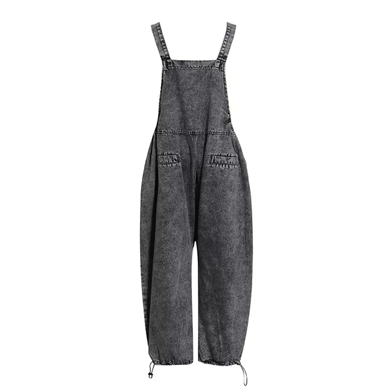 CHICEVER Streetwear Denim Jumpsuits