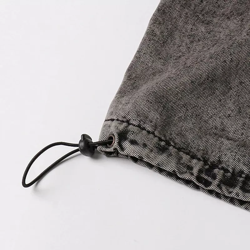 CHICEVER Streetwear Denim Jumpsuits