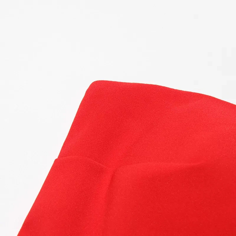 CHICEVER Solid Patchwork Appliques Temperment Dresses For Women
