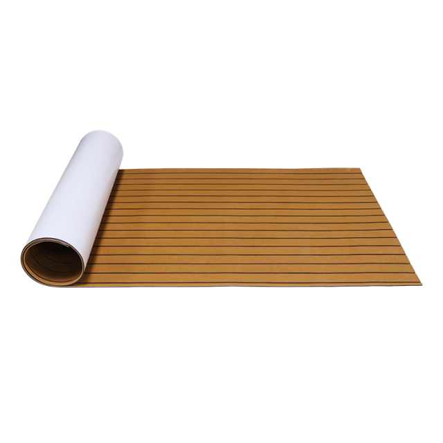 PE/EVA Foam Boat Flooring - Light Brown Over Black