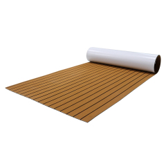 PE/EVA Foam Boat Flooring - Light Brown Over Black