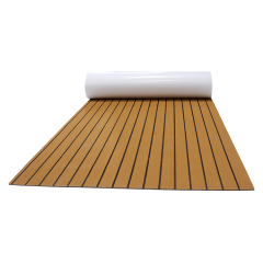 PE/EVA Foam Boat Flooring - Light Brown Over Black