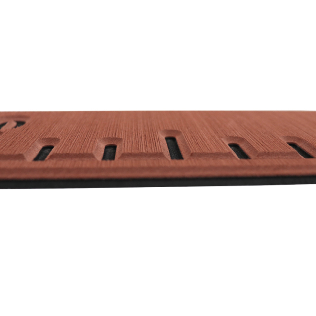 PE/EVA Foam Fish Ruler - Dark Brown Over Black