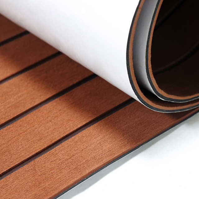 Customed Decking Material EVA Foam Faux Teak Sheet Marine Boat Flooring