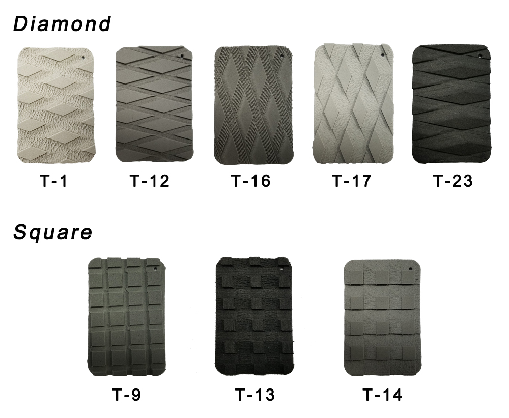 EVA Deck Pad with Multiple Textures for Surfboard, Paddleboard, and Boat Flooring