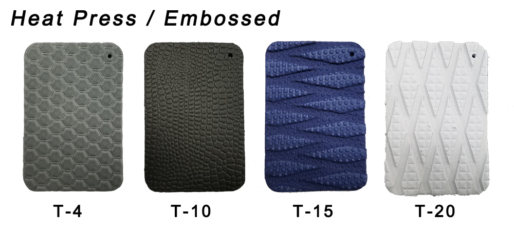 Diamond and Square Textures for Better Traction on EVA Deck Pads