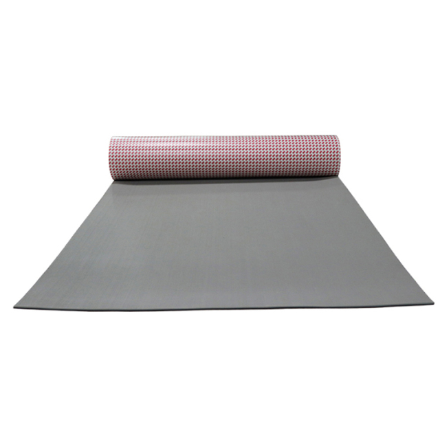 Melors Anti Slip without Grooves Light Grey PE/EVA Foam Marine Flooring with Adhesive