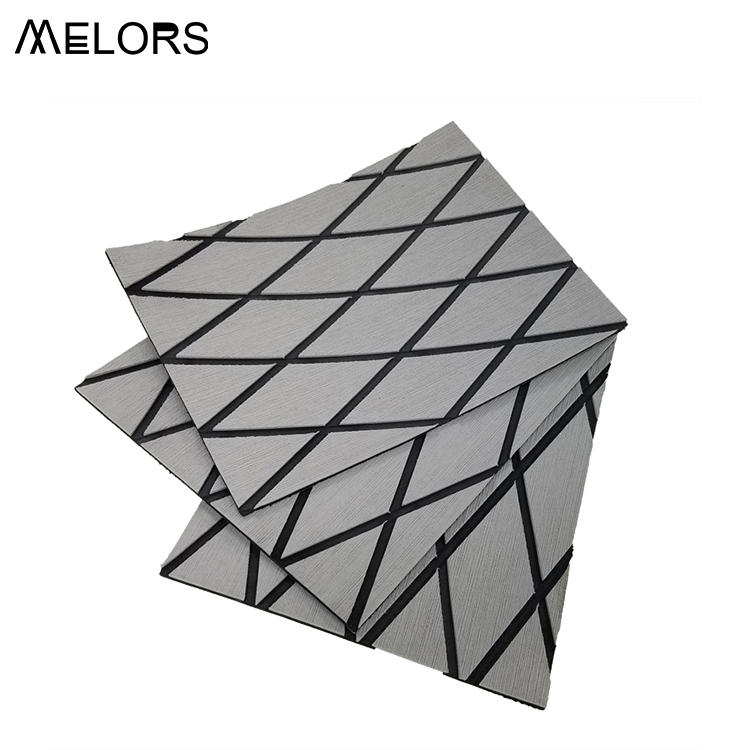 Used Composite Diamond Synthetic PE/EVA Foam Decking Flooring Outdoor