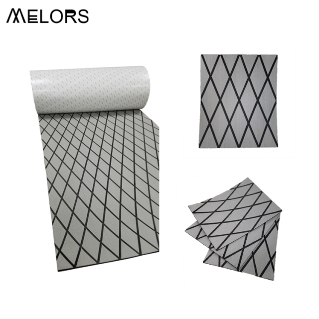 Melors Grey Black Brushed Texture Anti-Fatigue Marine Best Material Closed Cell Foam Boat Floor Decking