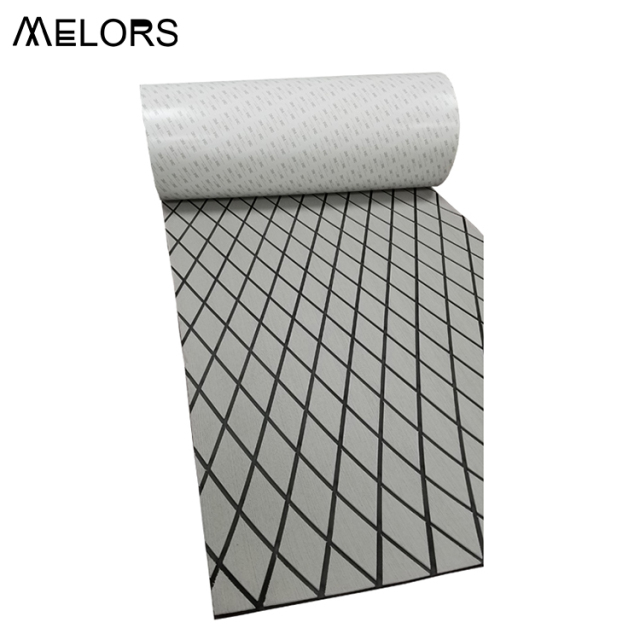 Melors Grey Black Brushed Texture Anti-Fatigue Marine Best Material Closed Cell Foam Boat Floor Decking