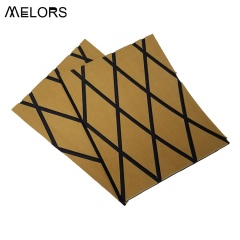 EVA Foam Shock Absorption Diamond Wood Color Marine Yacht Flooring Deck