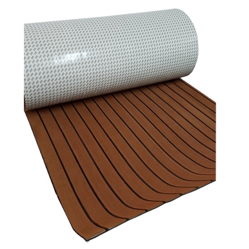 Custom CNC Self-Adhesive Boat Flooring, EVA+PE Sheets From Melors Factory
