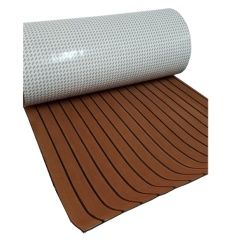 Custom CNC Self-Adhesive Boat Flooring, EVA+PE Sheets From Melors Factory