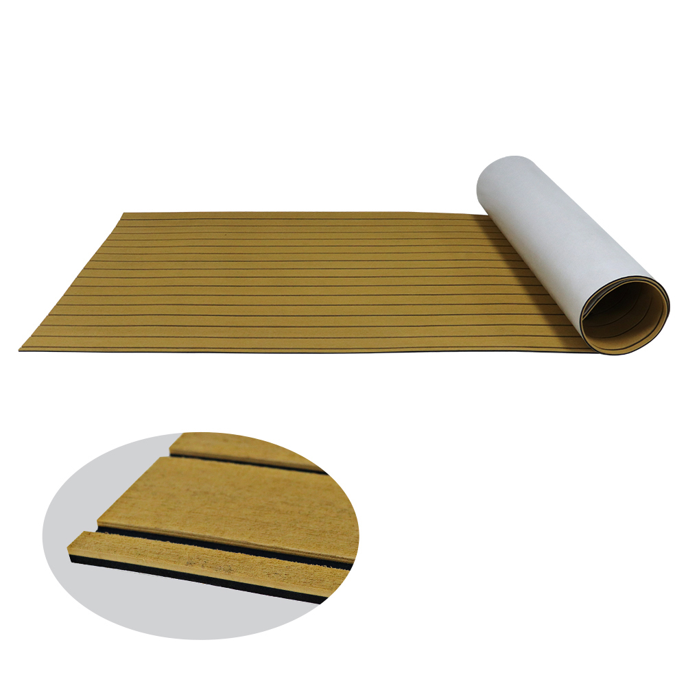 Yacht Deck Flooring Supplier EVA Foam Faux Teak Pads