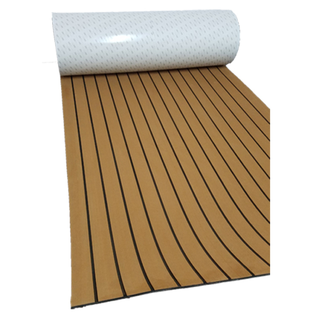 Melors 90in x 35in Marine Flooring Faux Teak Sheet Factory EVA Foam Marine Boat Flooring