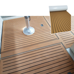 Melors Faux Teak Self Adhesive Boat Flooring EVA Foam