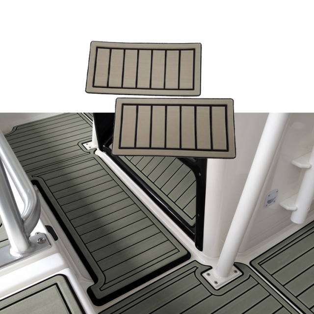 Melors Non Skid Adhesive Pads Teak Color Teak Deck Yacht CNC Customized Design