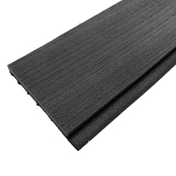 Dark Grey & Black Marine EVA Faux Teak Strip