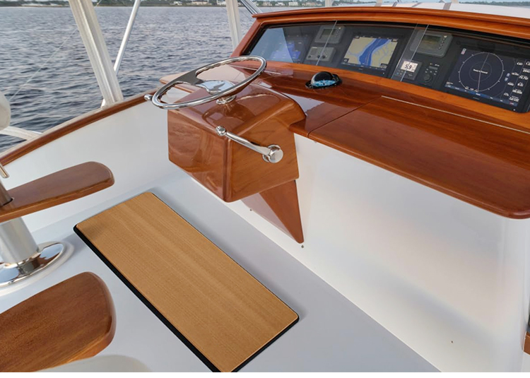 Anti-slip marine flooring sheets with UV resistance and 3M adhesive