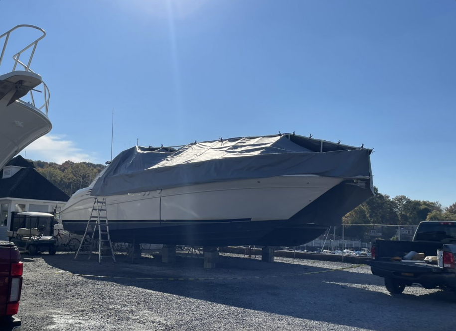 Marine deck flooring provides winter protection for your boat. EVA decking offers water resistance, frost protection, and durability for long-term use.
