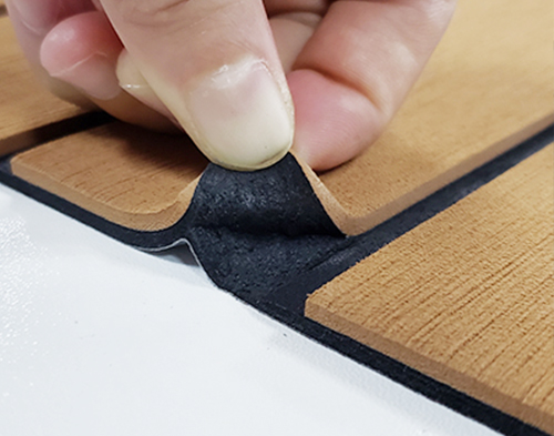 High-quality marine vinyl flooring for boats, anti-slip and UV-resistant material