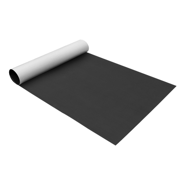 Rolled rubber marine flooring EVA foam boat deck mats custom faux teak design