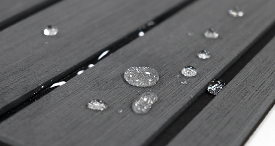 Non-slip marine decking perfect for creating a safe and stylish boat flooring solution.