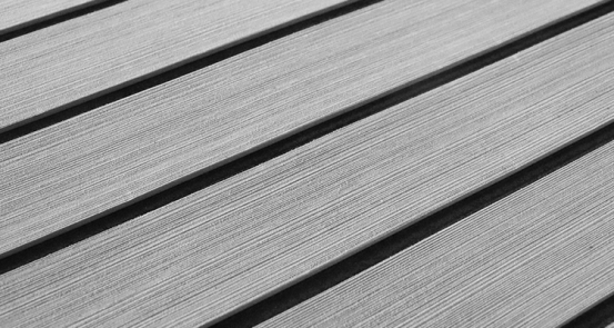 Sheets of marine decking material ideal for custom boat flooring applications.