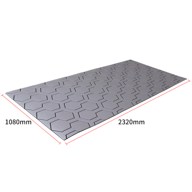 Melors CNC custom boat decking in brushed texture for marine use.