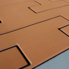 High-density EVA foam boat flooring designed for easy installation with 3M adhesive.