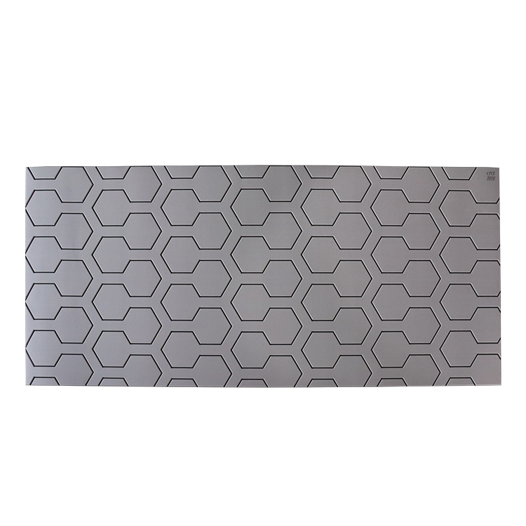 Brushed texture custom EVA foam marine decking cut by CNC machines.