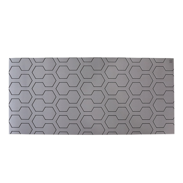 Brushed texture custom EVA foam marine decking cut by CNC machines.