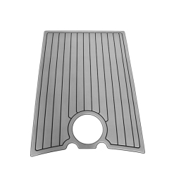 Custom-fit EVA boat flooring with superior wear resistance for marine environments.