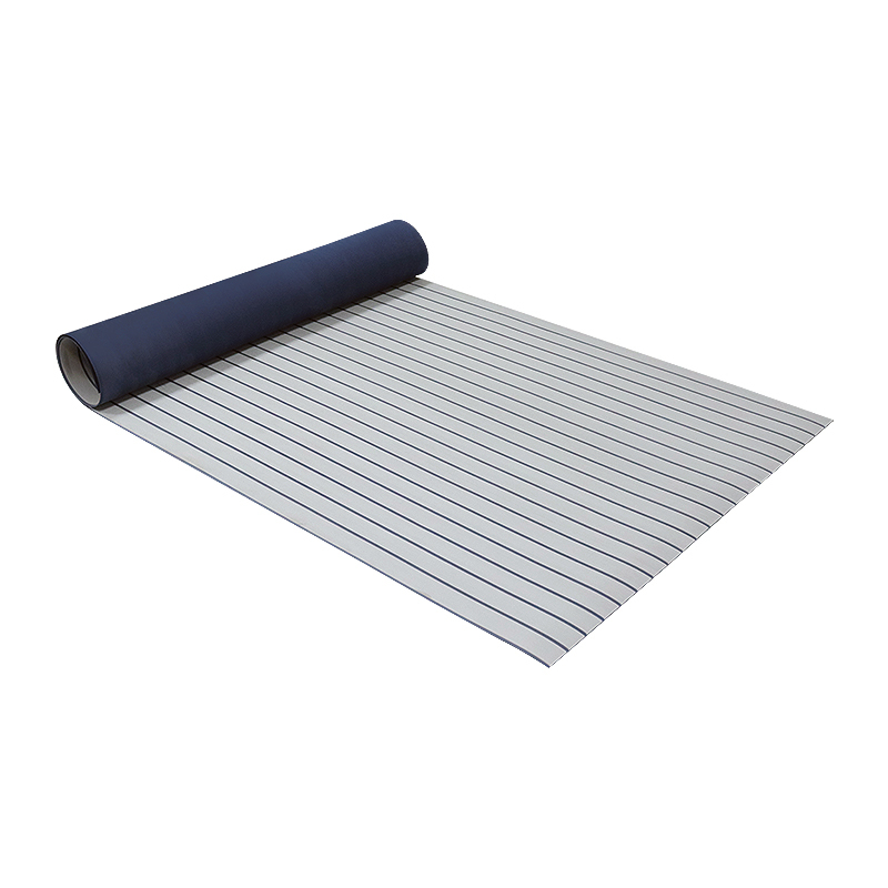 Blue Vinyl Flooring EVA Foam Boat Decking Mats Durable Non-Slip