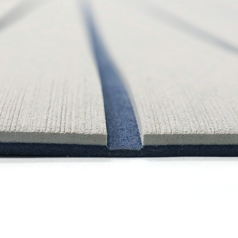 Blue Vinyl Flooring 6mm EVA Foam Non-Slip Waterproof Boat Mats