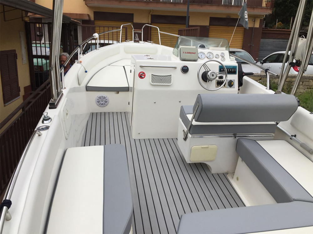 CNC-cut EVA foam marine decking, made to fit a variety of boat types