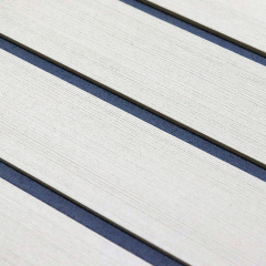 Marine grade vinyl floor covering sheets made by a trusted flooring factory.