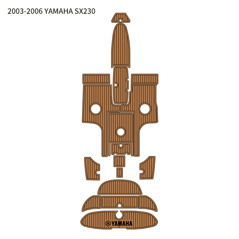 EVA/PE foam boat flooring on YAMAHA AR230 / SX230 deck