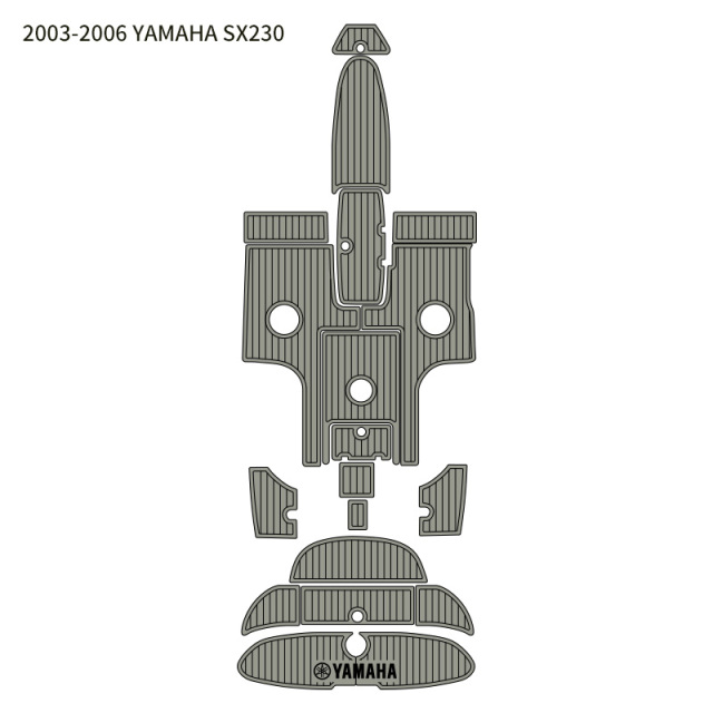 CNC-cut boat flooring for YAMAHA AR230 / SX230 (2003–2006)