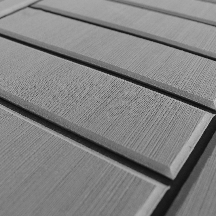 Boat flooring mat CNC cut from double color EVA foam sheet