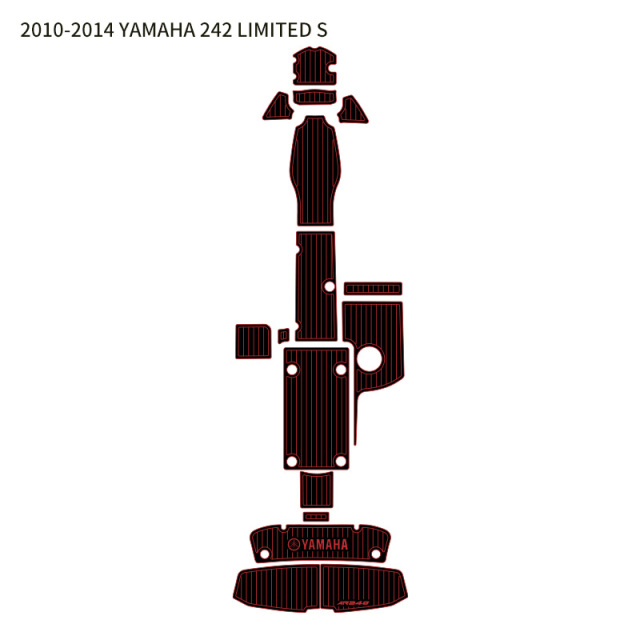 EVA foam boat deck pad for 2010–2014 YAMAHA 242 LIMITED S from factory