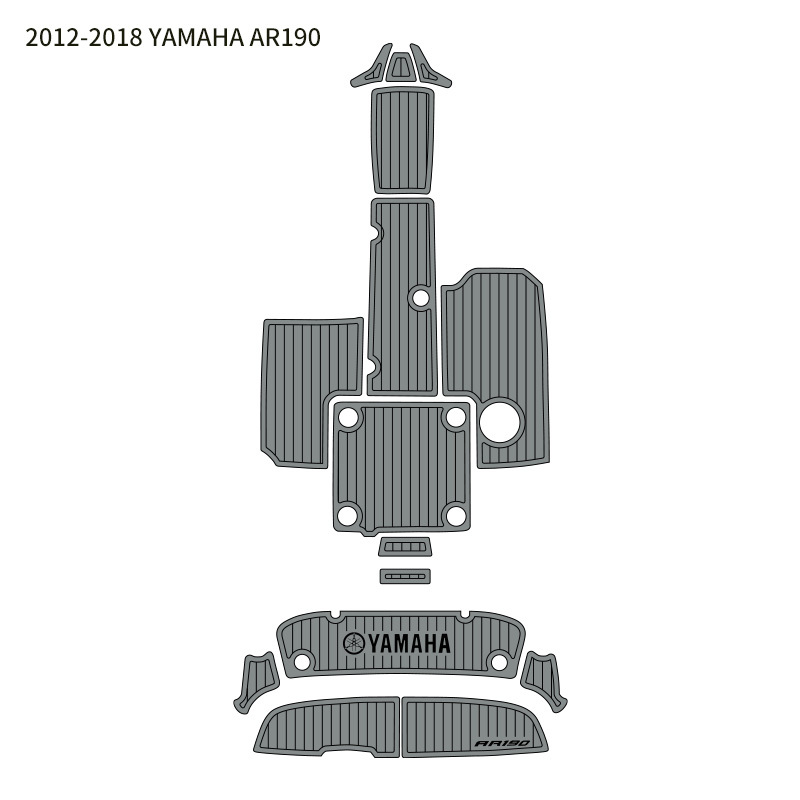 Foam boat flooring for 2012-2018 YAMAHA AR190, custom EVA decking for comfort.