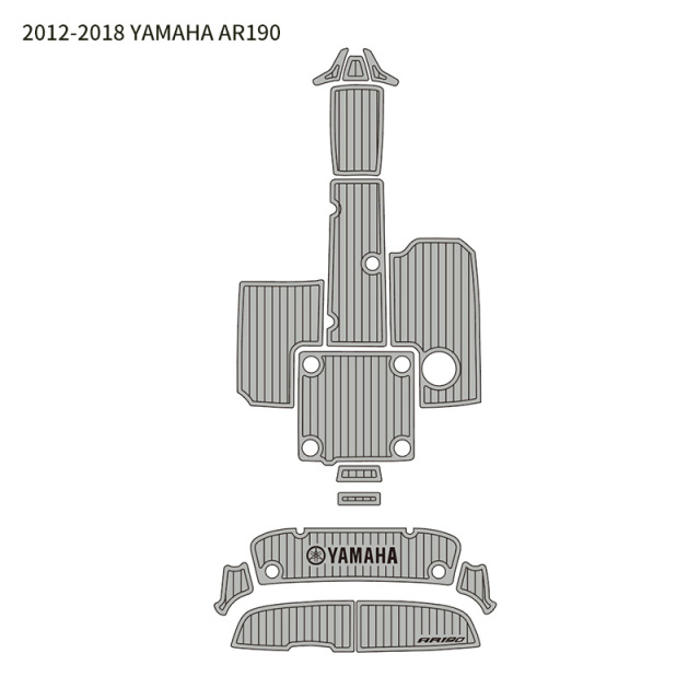 Premium foam boat flooring, EVA decking for 2012-2018 YAMAHA AR190 boats.