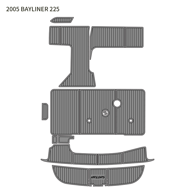 Marine decking pads, custom EVA foam, waterproof and UV resistant, factory made