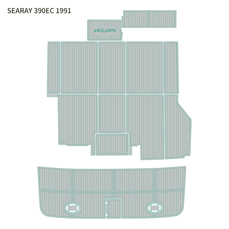 EVA Marine Flooring for 1991 SeaRay 390EC – Waterproof UV-Resistant EVA Mats