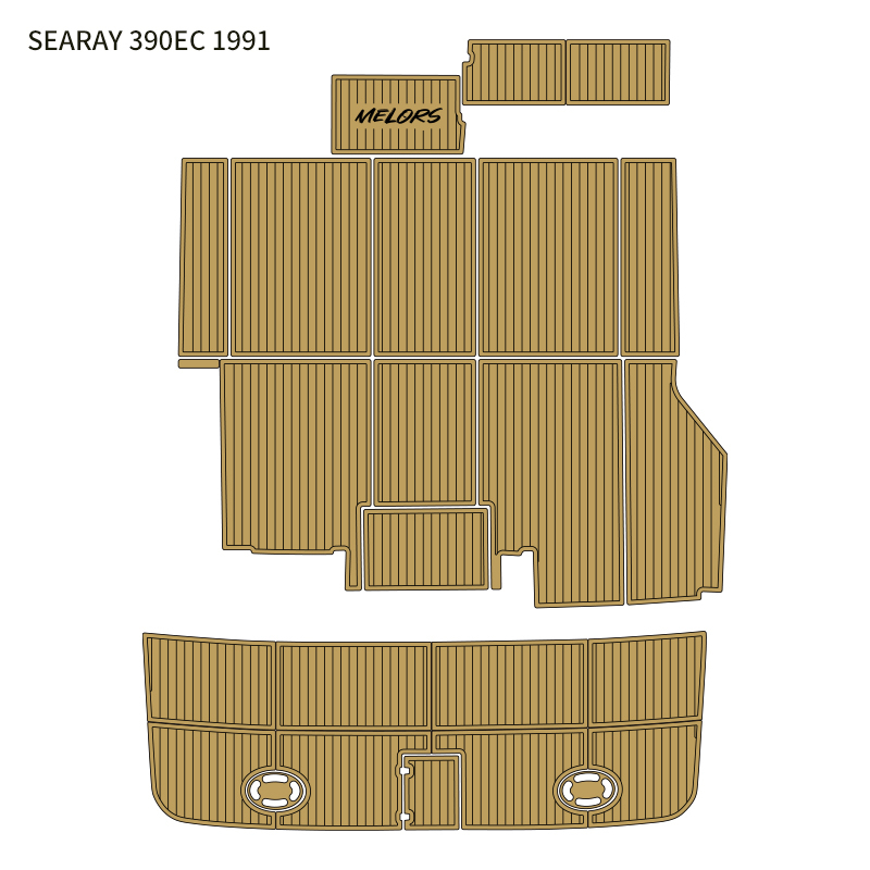 Boat Flooring for 1991 SeaRay 390EC – Factory EVA Foam Decking