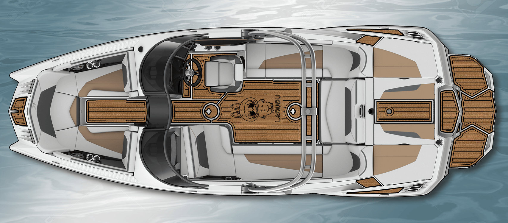 Labubu custom EVA boat flooring with durable, slip-resistant marine mats